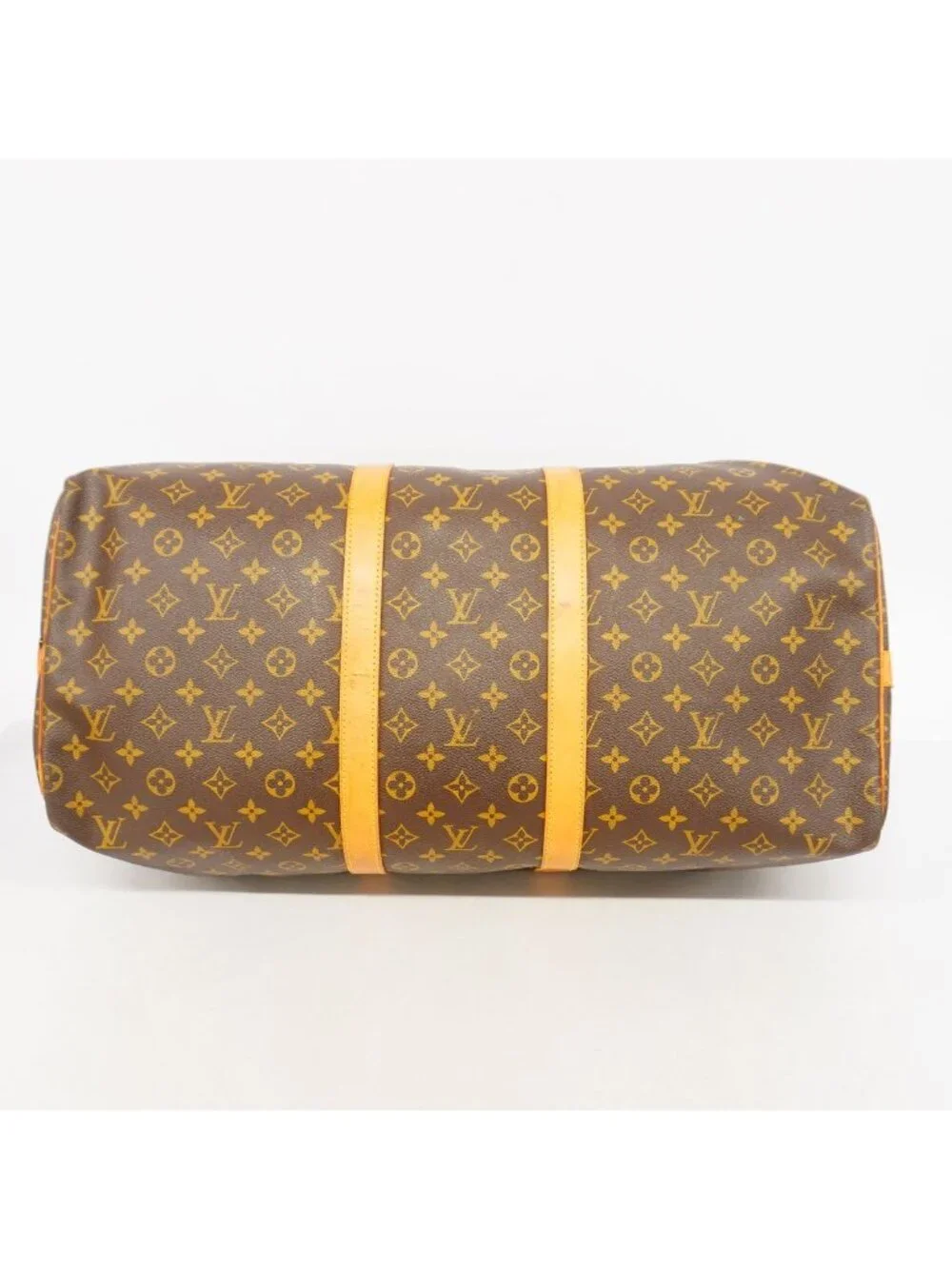 Louis Vuitton Boston Bag Monogram Keepall Bandouliere 55 Brown